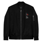 Brain Candy Recycled Bomber Jacket (Black Heart)