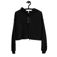 Brain Candy Crop Hoodie (Black Heart)